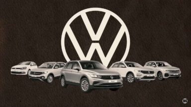 Volkswagen logo and cars