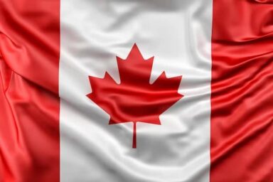The flag of Canada